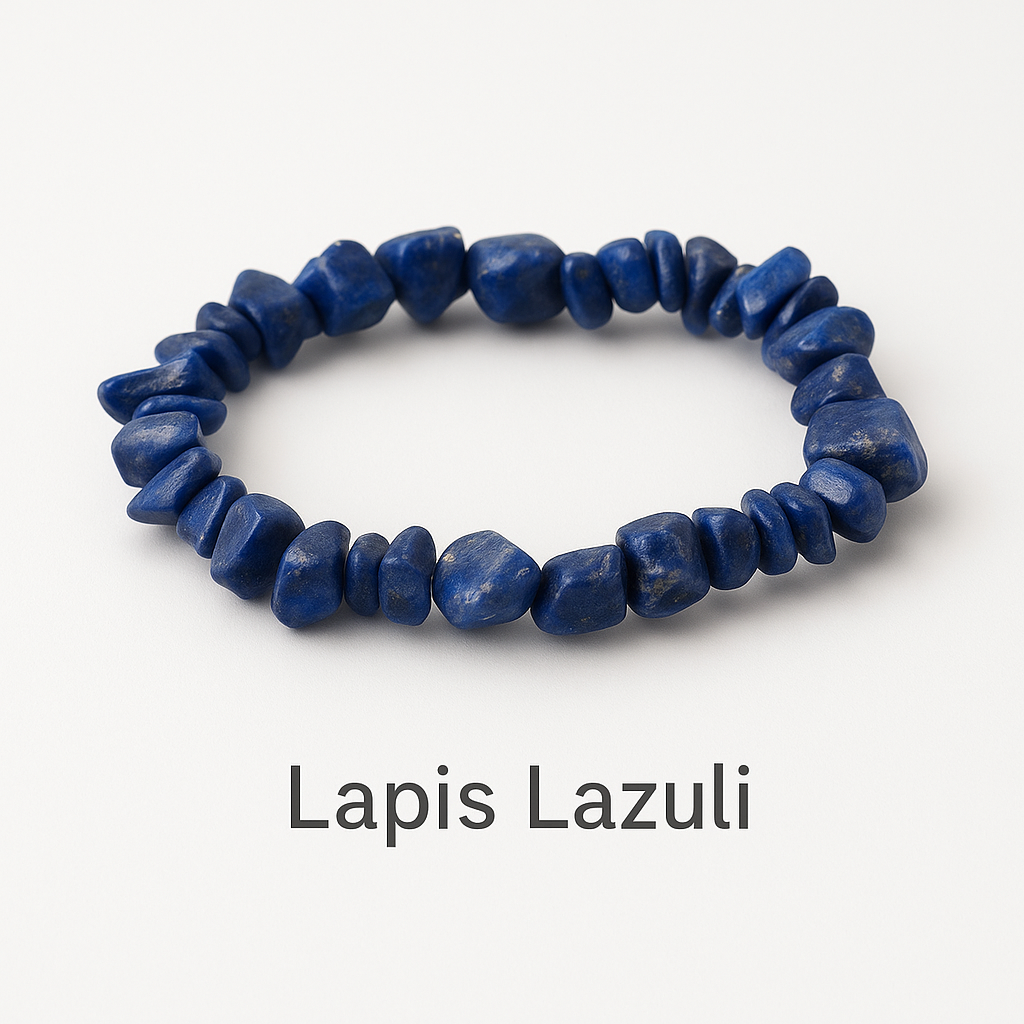 Lapis Lazuli Crystal Chip Bracelet