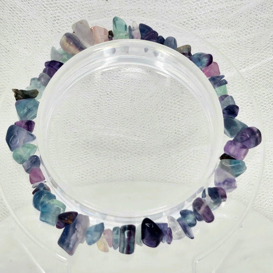 Pastel Chip Stone Elastic Bracelet